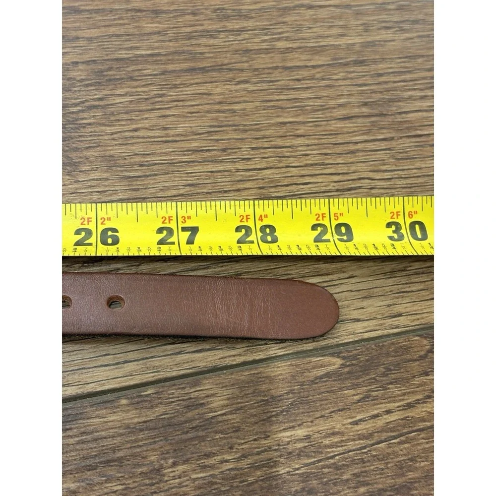 Leather Man Ltd. Blue Green Top Grain Leather Belt Sze 24 Fishing Fish Youth Boy